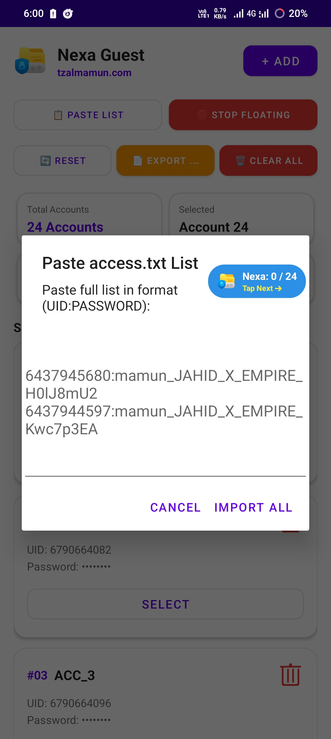 Screenshot